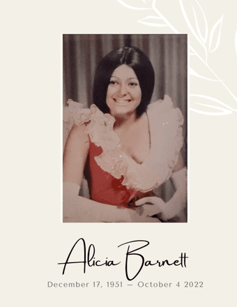 Alicia Lee Barnett Obituary